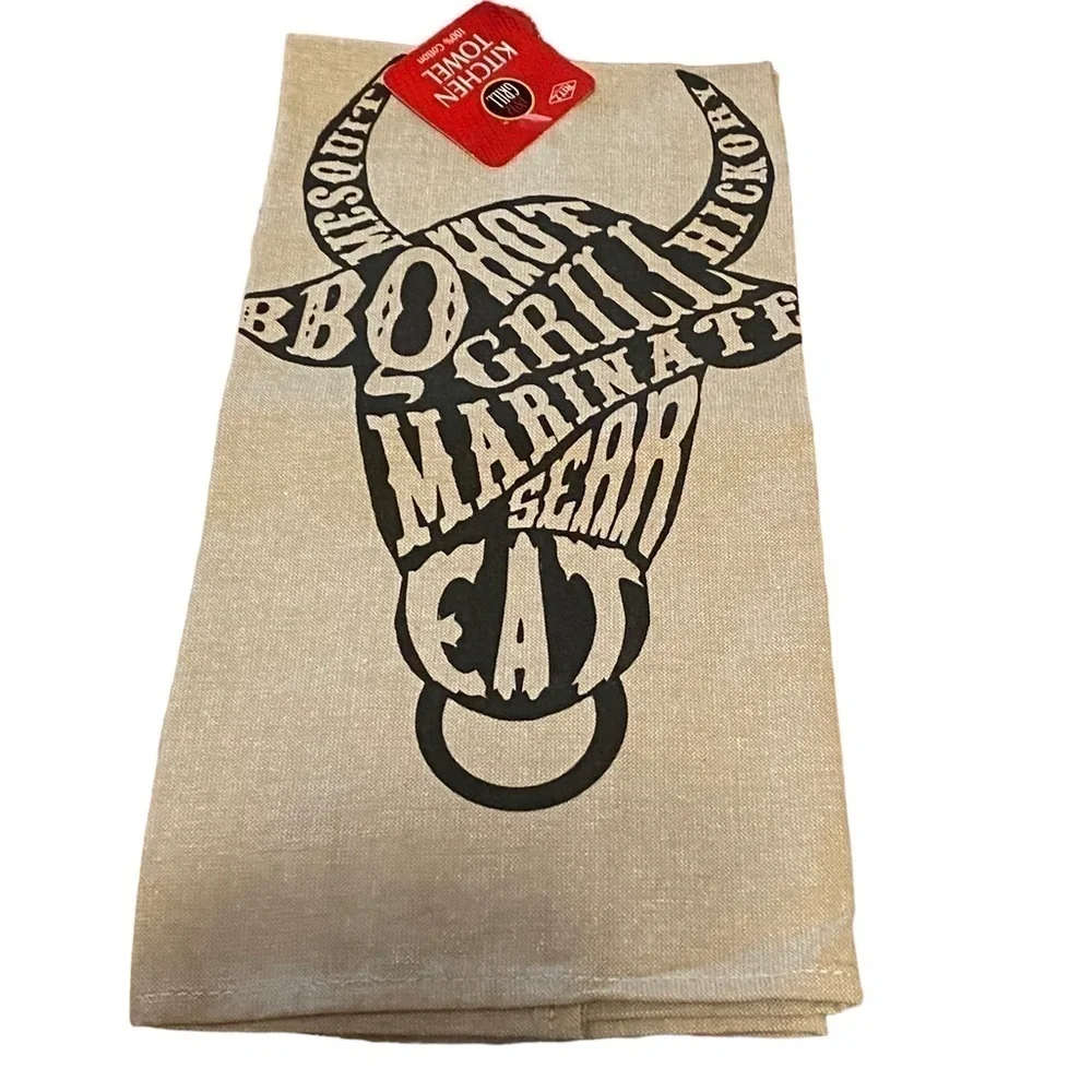 Bull Chambray Kitchen Towel